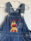 Vintage Sesame Street Short Overalls Firing Co  Elmo Size 18 Months