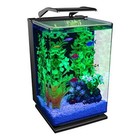 5 Gal Aquarium Kit Fish Tank W  Led Lighting Adjustable Flow Filter Pump 4 Modes