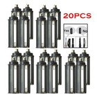 20x 3aaa Battery Holder Cylindrical Round Circular Case Plastic 18650 Flashlight