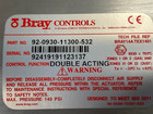 Bray 92-0930-11300-532 Double Acting Pneumatic Actuator Missing Indicator - New