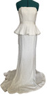 Adrianna Papell Lace Wedding   Formal Gown  Creamy White  Size 10  Nwt