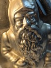 Antique Metal Chocolate Mold  Belsnickel   Santa Claus With Lantern  Mold No  36