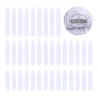 200pcs Durable Plastic Collar Stays Assorted Colors Collar Bone For Dress Shirts