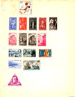 Monaco Collection 52 Stamps Hinged On Pages