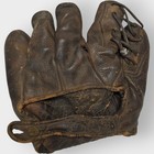 Vintage 1940s Wilson Streamline Kurv-form  Finger Leather Baseball Glove Model 