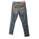 Levis 711 Skinny Distressed Blue Jeans Womens 29