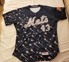 2025 St  Lucie Mets  43 Eli Ankeney Starry Night Game Worn Jersey Size 48 Xl