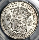 1930 Pcgs Au 50 George V Rare 1 2 Crown Great Britain Silver Coin  25021002d 