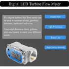 Digital Fuel Flow Meter 1  Electronic Flow Gauge Turbine Diesel Flow Meter Usa
