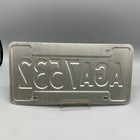 2003 Guam License Plate With  2000  And 2002 Stickers