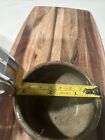 Vintage Handmade Pottery Incense Holder   Beautiful Earth Tone With Hint Of Sage