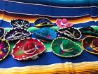 Set Of 12 Mexican Mini Charro Hats party Favors decorations sombrero mariachi 