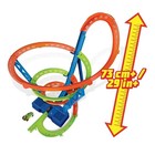 New Hot Wheels Toy Car Track Set Spiral Speed Crash  Powered By Motorized Booste