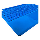 Microsoft Surface Pro Type Cover Model 1725 Blue Backlit Keyboard Grade C Used