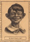 Alfred E  Neuman In Huge 1907 Calendar   Victorian Quake Medical Advertisement