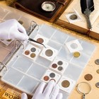 Coin Binder Sheets 30 Sheets 2  X 2  Coin Flips - 600 Pockets 7 Holes Coin Pages