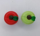 Tiny 1 5  Red   Green Apple Squishys Squishies Squishy Squeeze Toy