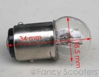 Light Bulb 56v 10w 5w Dual Filament Electric Scooter Rear Brake Light Bulb