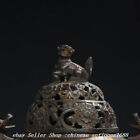 7   Chinese Ancient Bronze Dynasty Auspicious Beast Incense Burner Censer
