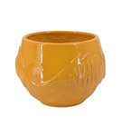 Vintage Mcm Atlantic Mold Pottery Planter Colorful Southwestern Boho Flower Pot