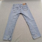 Vtg 90s Levis 501xx Button Fly Light Blue Denim Usa Jeans 34x30in Actual 31x29in
