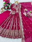 Gown Salwar Kameez Pakistani Indian Wedding Party Wear Dress Bollywood Suit New