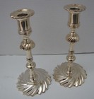 Eb Candle Stick Holders Vintage Rare 2 Pc  Set