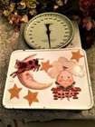 Rare Antique Hanson Weight Master Baby Nursery Scale Baby Children