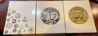  3  Political Buttons Books By Ted Hake Covers 1789-1976 Excellent Condition