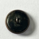 Antique Art Nouveau Navy Brass Shank Sewing Button Early 1900s