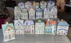 Vintage Lenox Spice Village Spice Jar 1989 Set Of 17 Houses