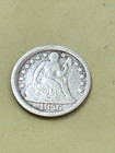 Love Token On 1856 Seated Dime Nice Coin  - 90  Silver Check It Out 