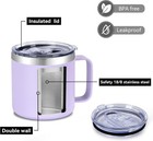 Insulated Coffee Mug Bulk With Handle  Stainless Steel Travel Coffee Mug