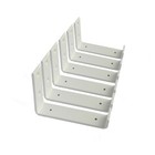 Evolf Shelf Brackets Heavy Duty J Floating Metal Shelves Wall Mounted - 6 Pack