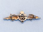C 1940s Britain Wwii Raf Royal Air Force Pilot Wings Brooch Pin Churchill