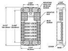 Blue Sea Systems 5026 St Blade Fuse Block 12 Circuit With Ground And Cover