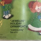 Bucilla Felt Applique Holiday Christmas Tree Ornament Kit  Carolers music 3386