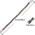 31 5   Bendable Climbing Bird Rope Perch For Cage  Metal Nut   Bird Cage
