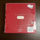 Lenox Nib Set 4 Holly Scroll Christmas Accent Plates Berry Red Trim 7 5    Dish