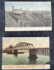 11 Mixed Lot Railroad Bridges Stations Trolley Cars New Haven Ct Postcard