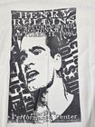 Vintage 1998 Henry Rollins Boston Mass  Spoken Word Tour Shirt Size Xl