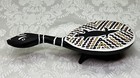 Aboriginal Rarrk Painted Wood Turtle Small Sculpture Attributed To Gerry Blitner
