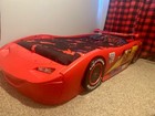 Disney Pixar Lightning Mcqueen Race Car Twin Bed 