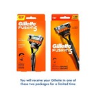Gillette Fusion 5  Shaving Razor For Men   With Beard Shaping Back Blade F s