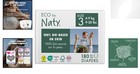 Size 3 Eco By Baby Diapers  Ultra Absorbent  Plant-based  180 Count For Infants