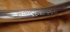 Vintage Mexico Mixed Metals Sterling Silver Brass Hinged Bracelet Size Average