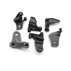 1pair Car Headlight Repair Kit For Toyota Lexus Rx350 450 2016-2019 Black Stand