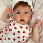 22  55cm Reborn Dolls Girl Soft Silicone Vinyl Life Handmade Realistic Newborn