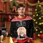 Naughty Mrs Claus Ugly Christmas Sweater Funny Men Unisex Xmas Party Sweatshirt