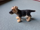 Vintage Schleich German Shepherd Puppy Dog Figure Retired 2005 Toy Animal Pet